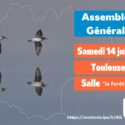 Retrouvons-nous pour l’Assemblée Générale de la LPO Occitanie le samedi 14/06 à Toulouse (31)