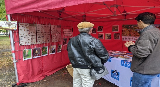 stand foire bio Montauban ©LPO Occitanie